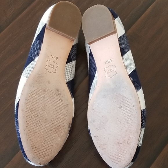 Gingham Flat Shoes - Talbots - Picture 5 of 6